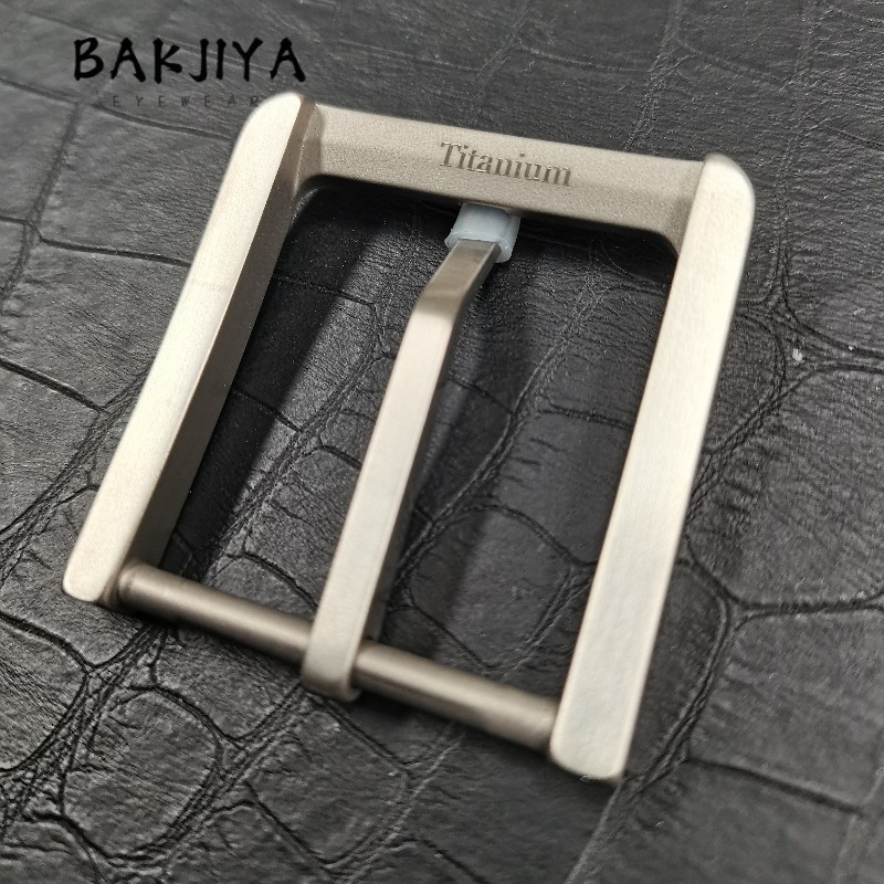 Belt Buckle Blank - Fivela de Titânio Puro TA1 Antialérgica