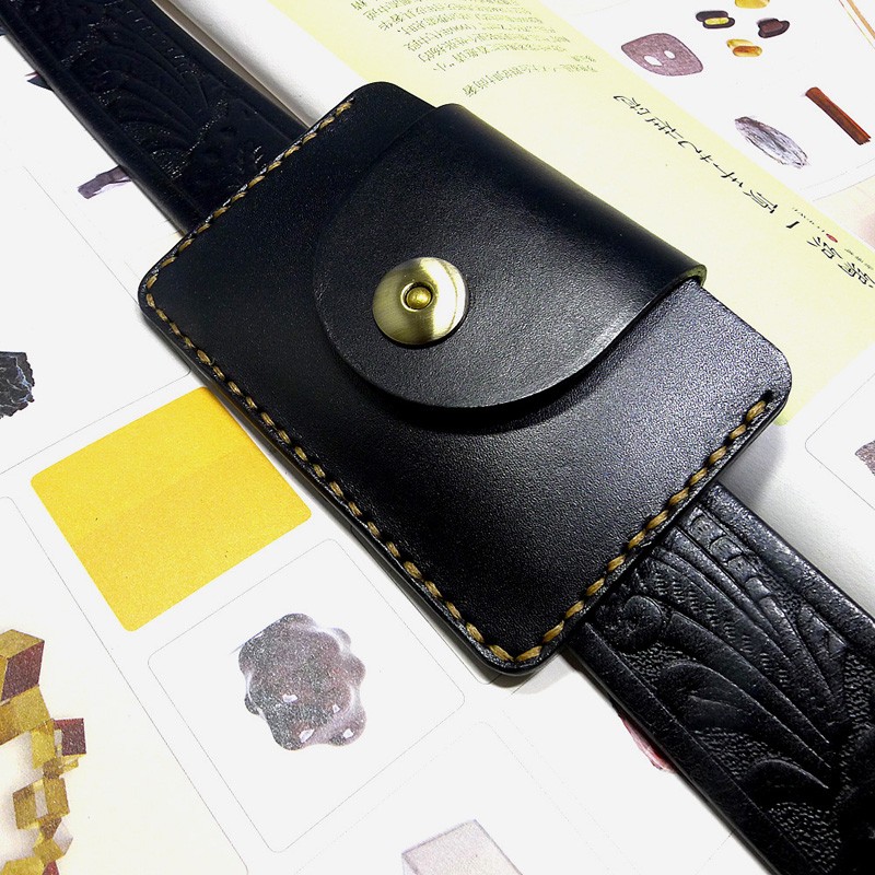 Leather Work Handbag - Blongk ultra fino saco da cintura