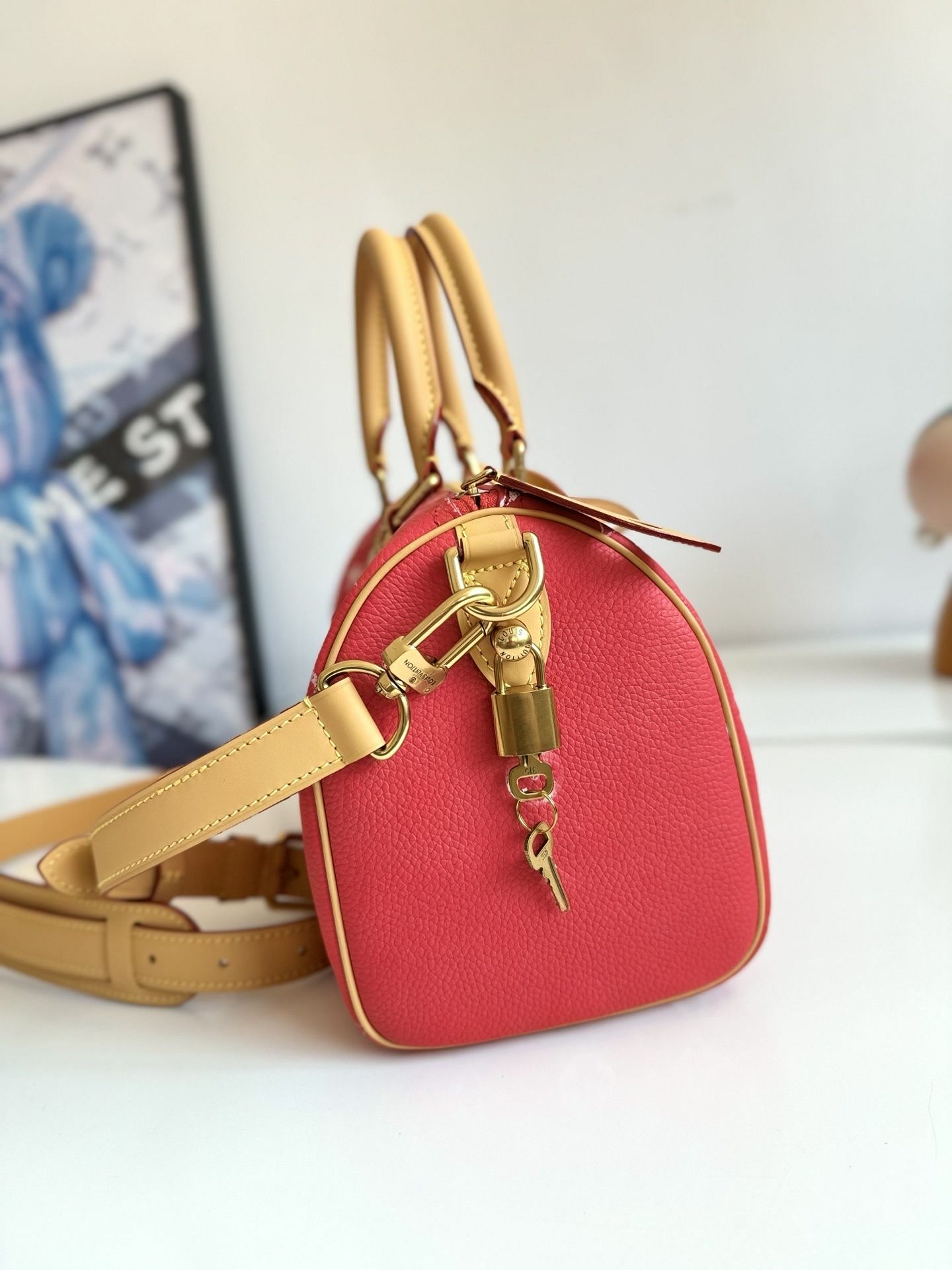 Leatherwork Hardware - Bolsa Transversal Diária Feminina de Couro