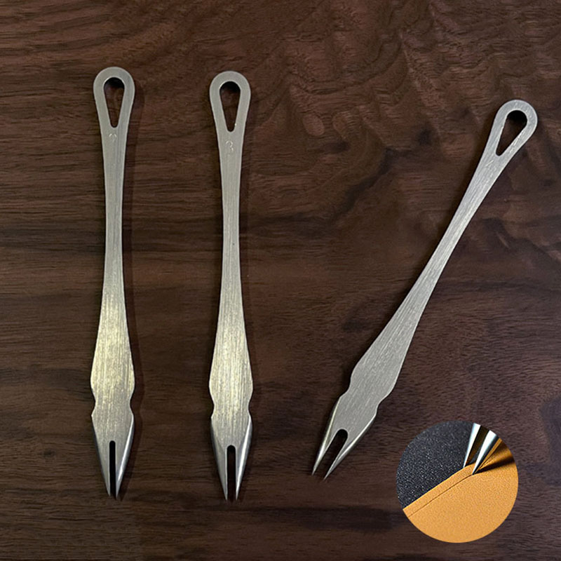 1pc couro raso slot borda line - Leatherwork Projects avaliação e preço