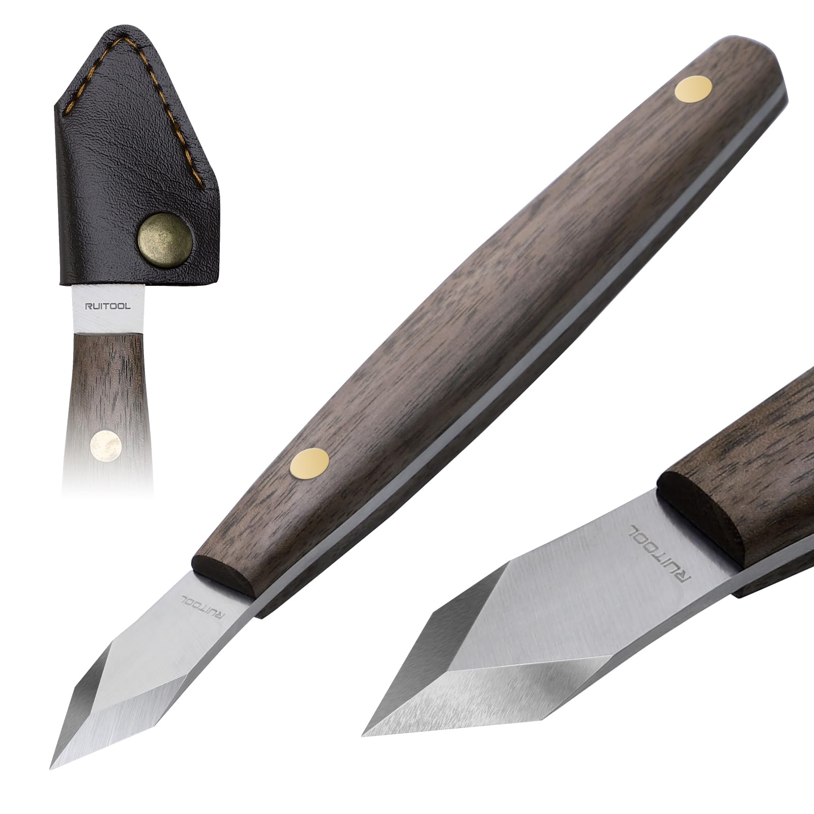 Faca de marcação RUITOOL, aço  - Leatherwork Knife Sheath avaliação e preço