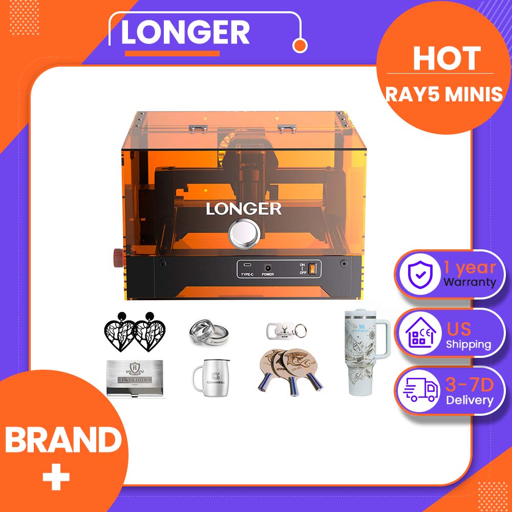 LONGER RAY5 MiniS 5.5W Precisã - Leatherwork Classes avaliação e preço