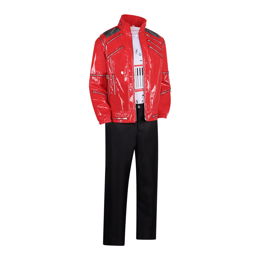 Jaqueta de Couro Vermelha Masc - Leather Work Pants avaliação e preço
