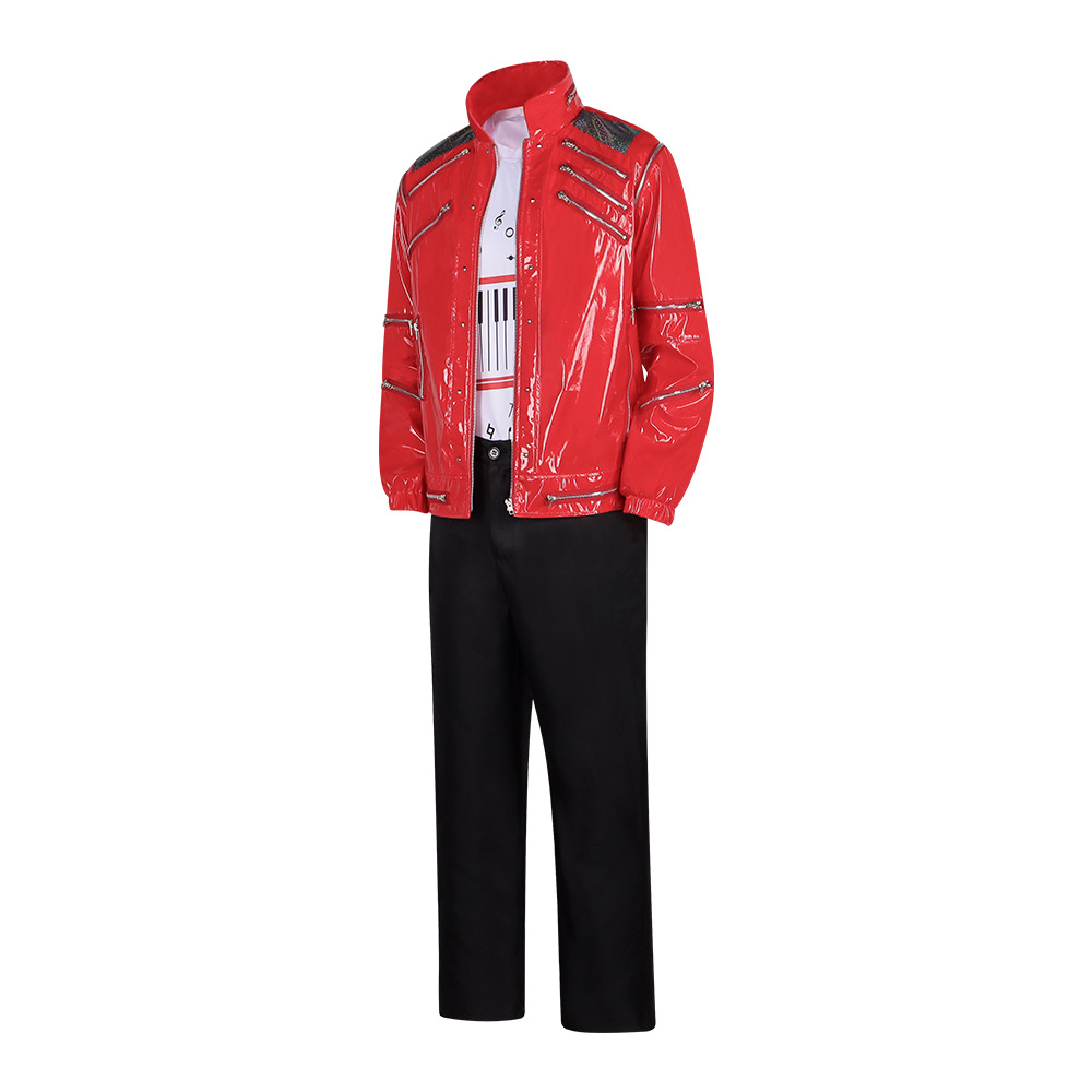 Jaqueta de Couro Vermelha Masc - Leather Work Pants avaliação e preço