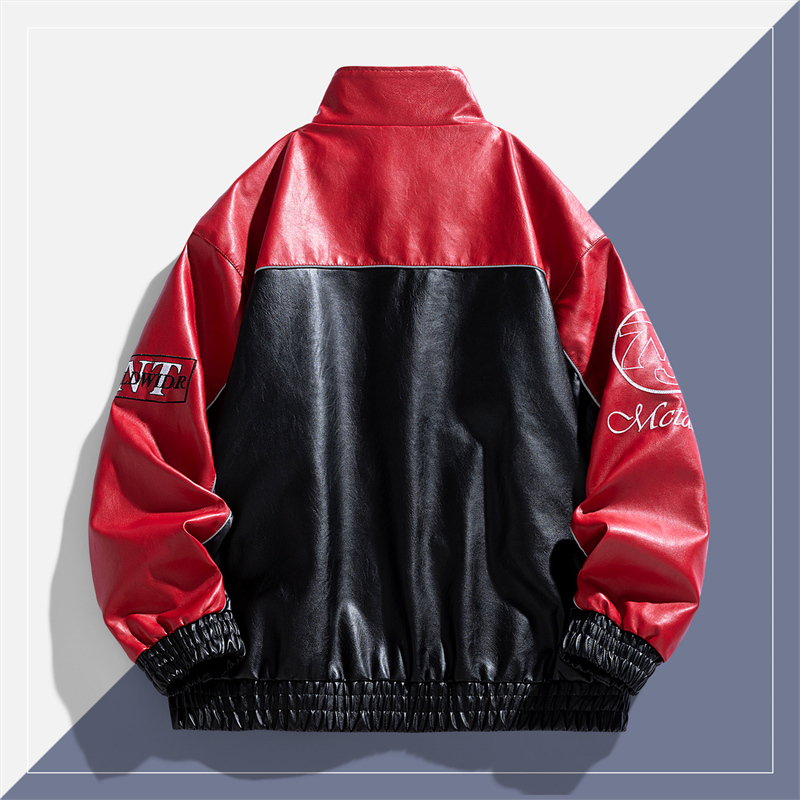 Tendência bonito inverno lazer - Leather Work Jacket avaliação e preço