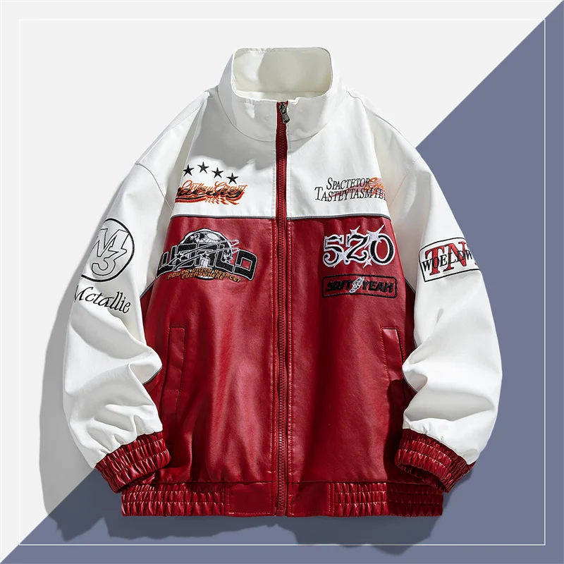 Tendência bonito inverno lazer - Leather Work Jacket avaliação e preço