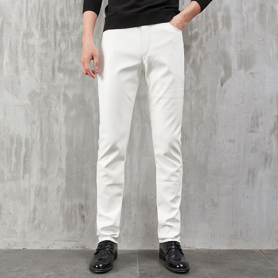 Calças de couro masculinas ski - Leather Work Pants avaliação e preço