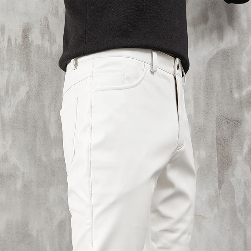 Calças de couro masculinas ski - Leather Work Pants avaliação e preço