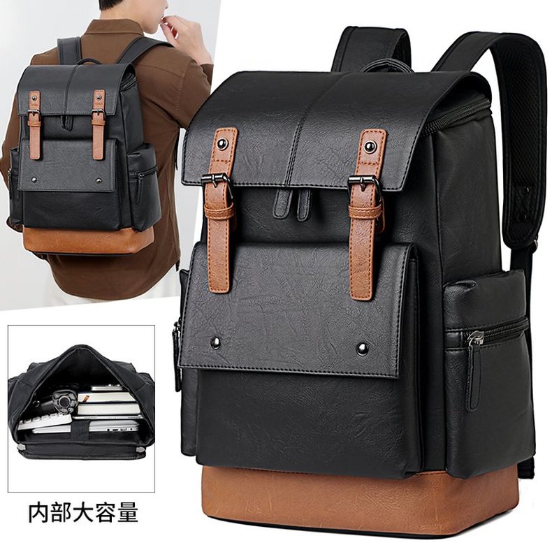 Nova Mochila de Couro Vintage  - Leather Work Laptop Bag avaliação e preço