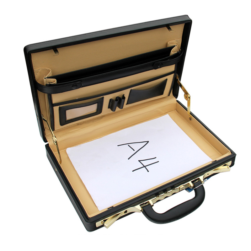 Mala de Viagem de Luxo em Cour - Leather Work Laptop Bag avaliação e preço