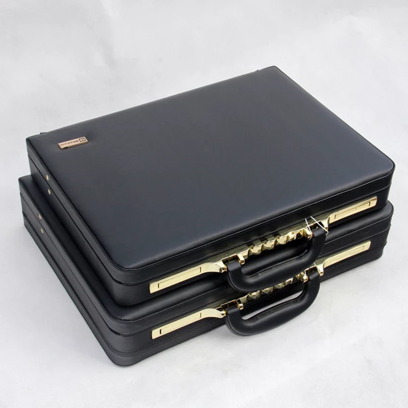 Mala de Viagem de Luxo em Cour - Leather Work Laptop Bag avaliação e preço
