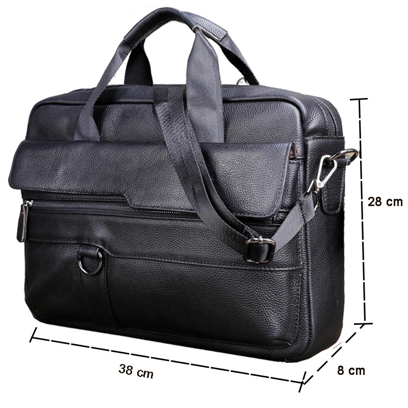 Grande bolsa de couro genuíno  - Leather Work Handbag avaliação e preço