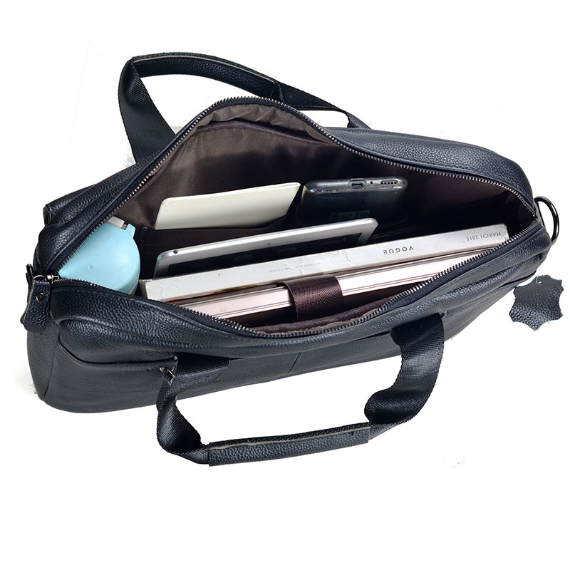 Grande bolsa de couro genuíno  - Leather Work Handbag avaliação e preço