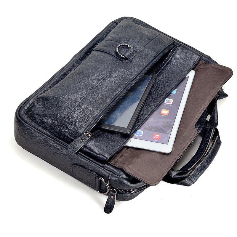 Grande bolsa de couro genuíno  - Leather Work Handbag avaliação e preço