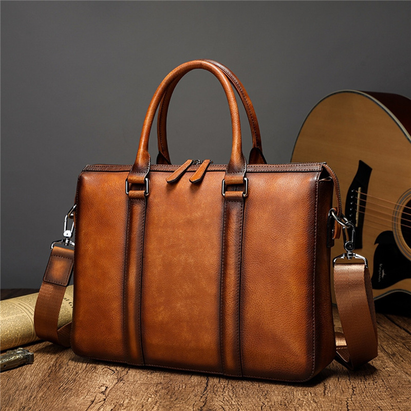 Pasta Executiva YETTIES em Cou - Leather Work Handbag avaliação e preço