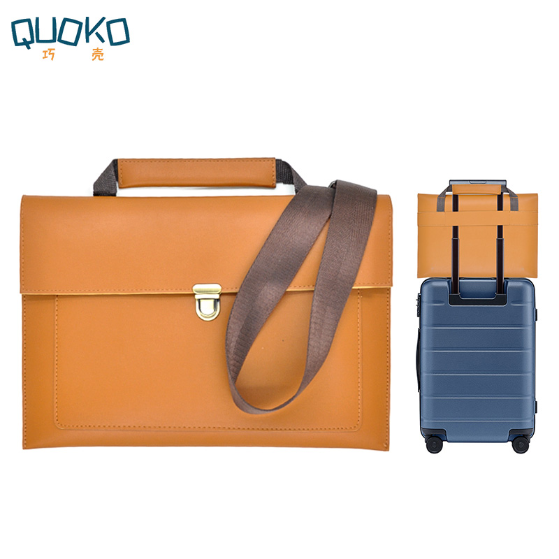 Bolsa de couro pu feminina par - Leather Work Laptop Bag avaliação e preço