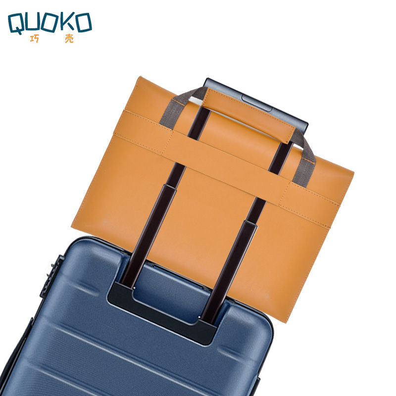 Bolsa de couro pu feminina par - Leather Work Laptop Bag avaliação e preço
