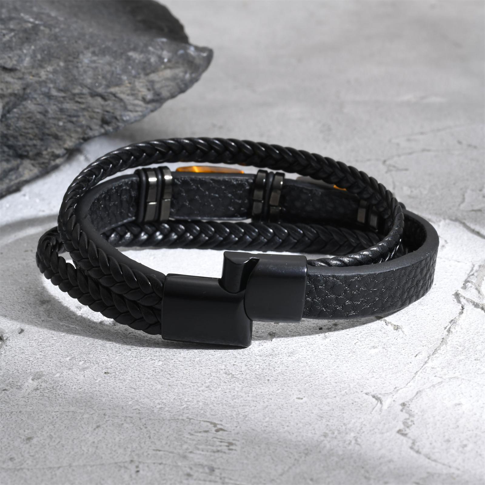 Pulseira de Couro Trançado Mas - Leatherwork Jewelry avaliação e preço