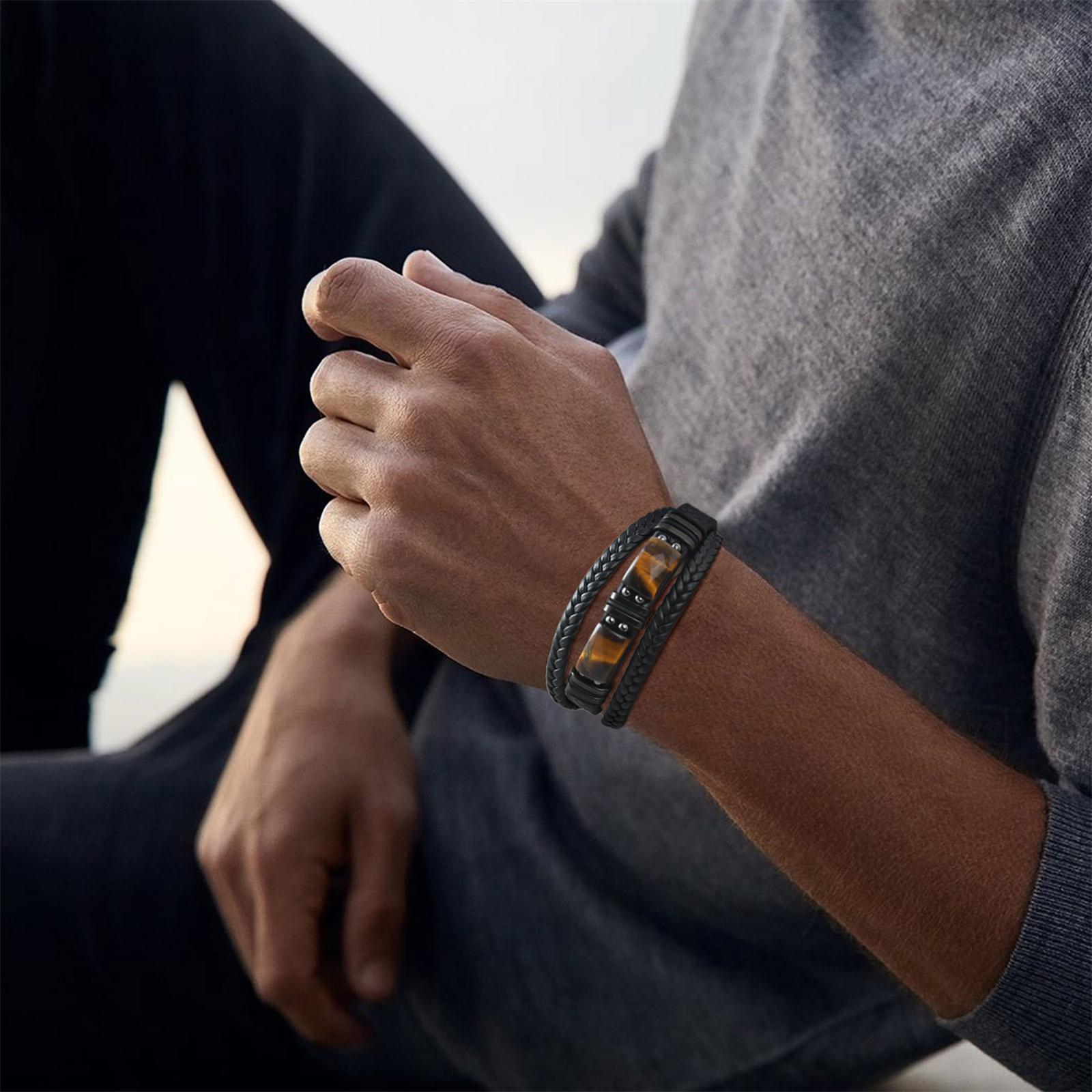 Pulseira de Couro Trançado Mas - Leatherwork Jewelry avaliação e preço