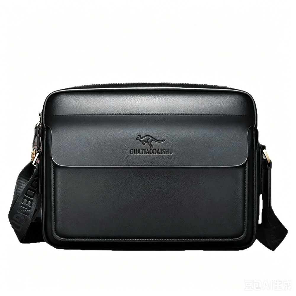 Bolsa transversal masculina re - Leather Work Laptop Bag avaliação e preço