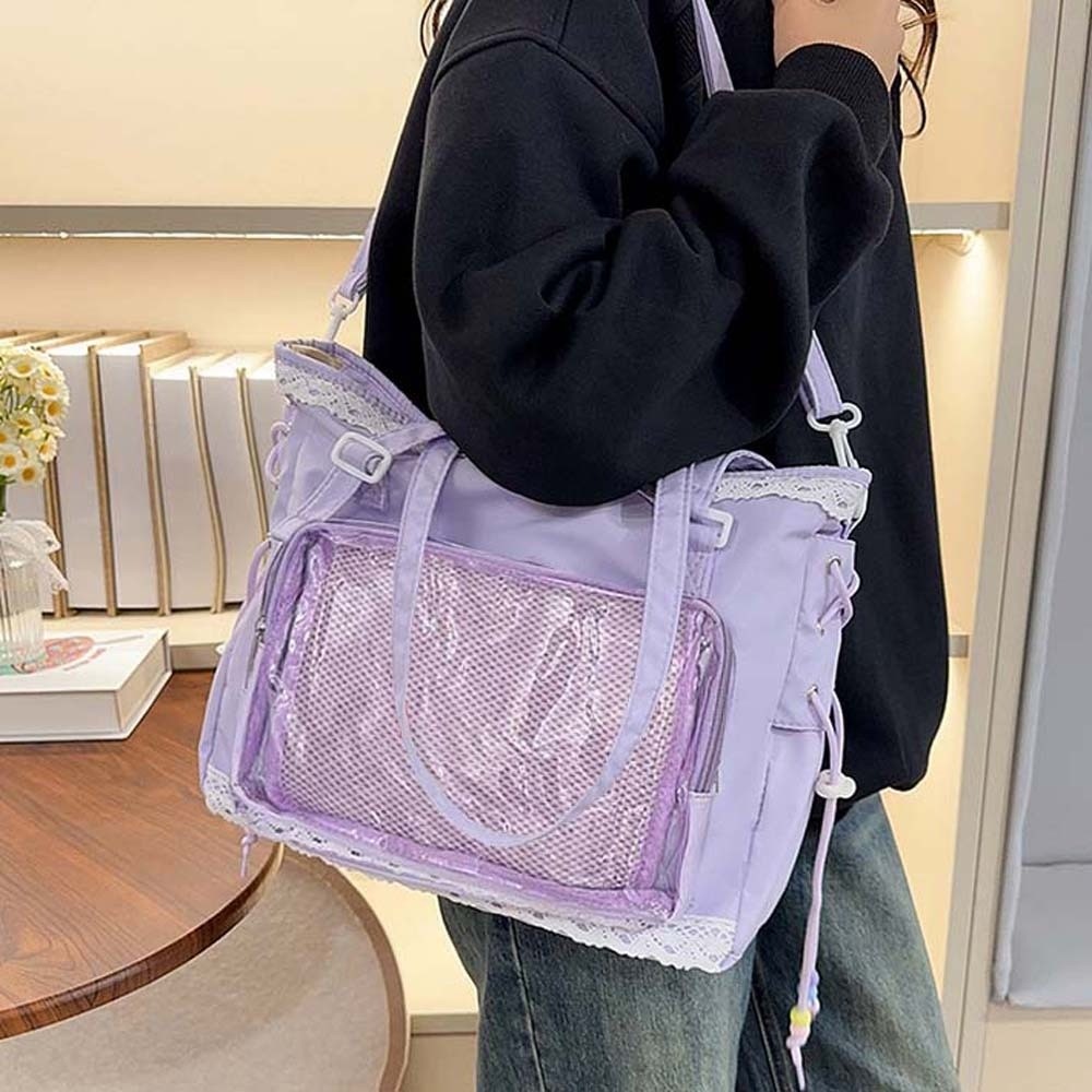 Decoração de renda ombro ita s - Leather Work Handbag avaliação e preço