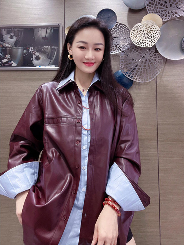 Conjunto Feminino de Jaqueta d - Leather Work Jacket avaliação e preço
