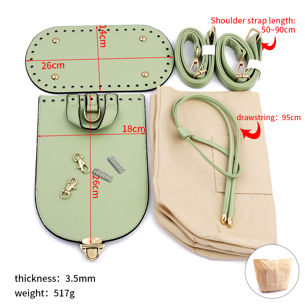 Diy saco inferior flip conjunt - Leatherwork Hardware avaliação e preço