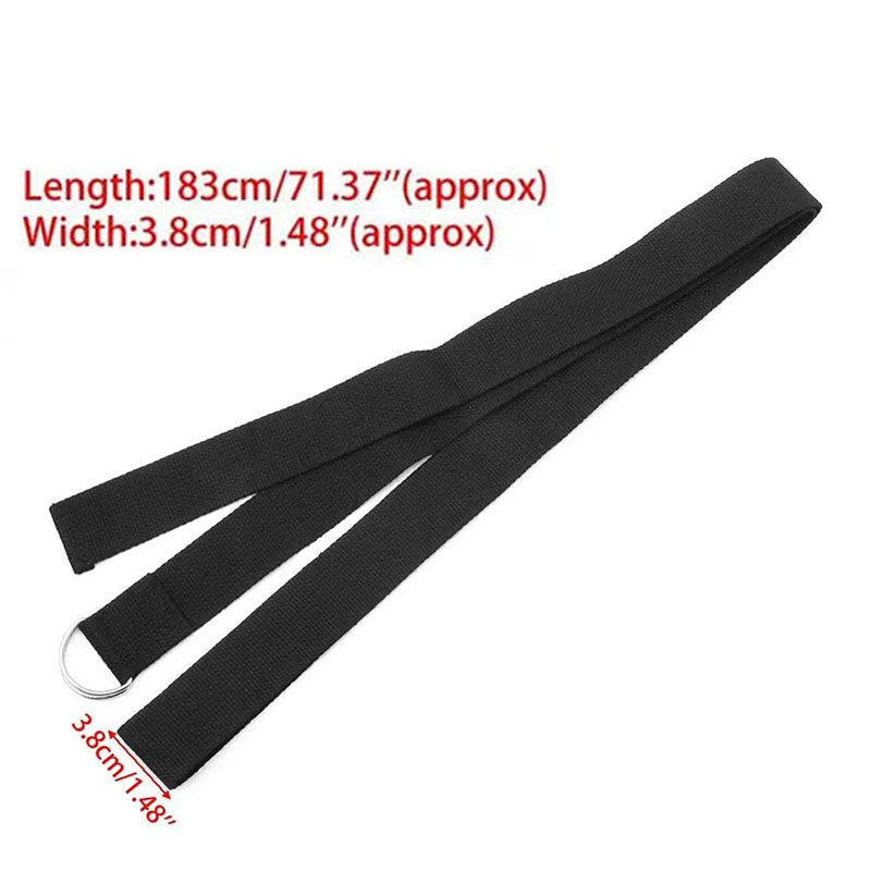 183*3.8cm cinta de yoga algodã - Belt Buckle Blank avaliação e preço