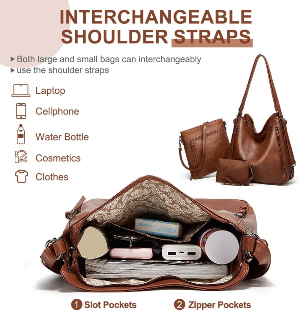 Bolsa Tote de Luxo para Mulher - Leather Work Handbag avaliação e preço