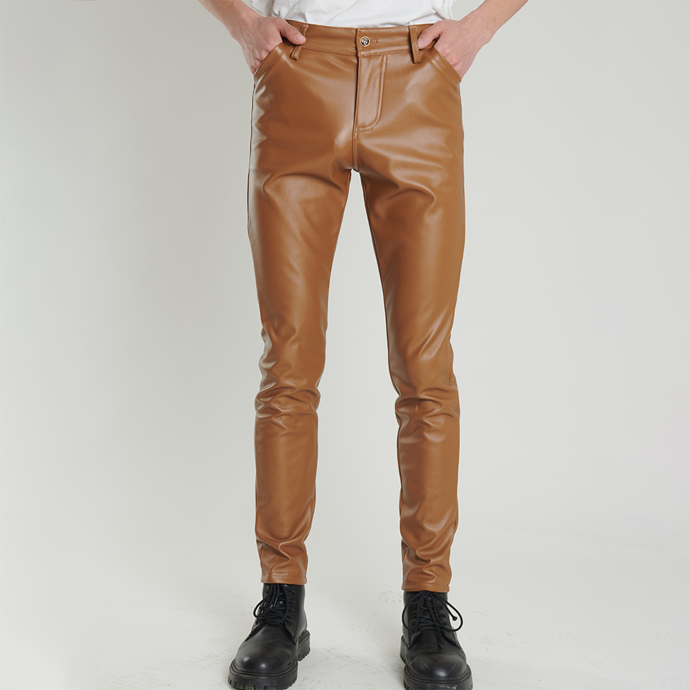 Calças de couro masculinas ski - Leather Work Pants avaliação e preço