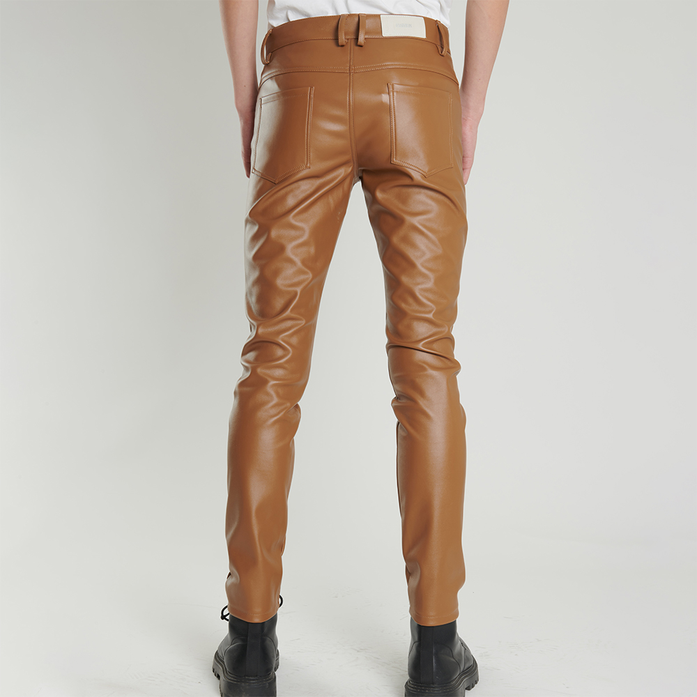 Calças de couro masculinas ski - Leather Work Pants avaliação e preço