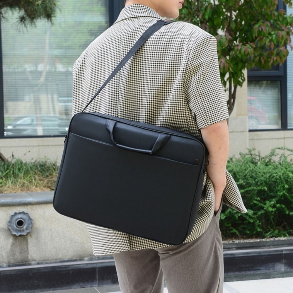 Bolsa para laptop de 15,6 17 p - Leather Work Laptop Bag avaliação e preço