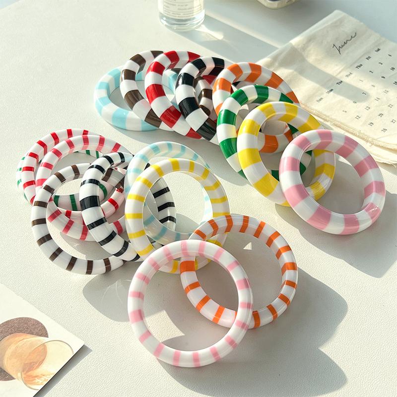 Pulseira de resina colorida co - Leatherwork Jewelry avaliação e preço