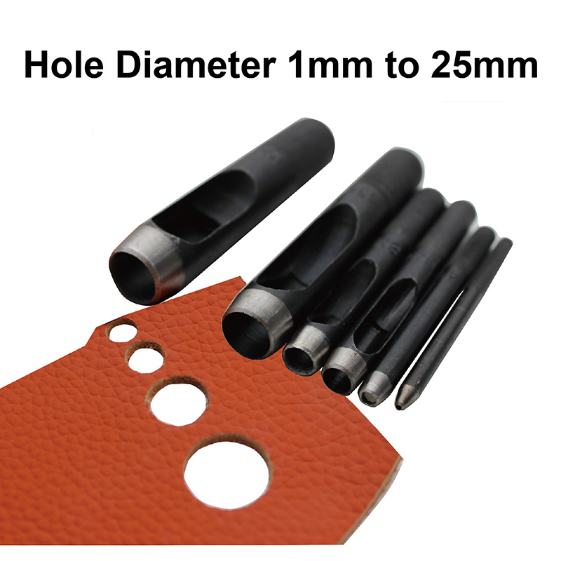 1mm 2mm 3mm 4mm 5mm 6mm 7mm 8m - Leatherwork Punch avaliação e preço