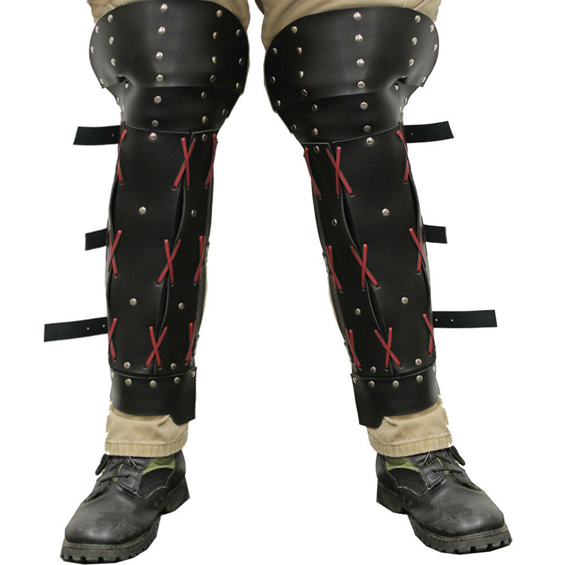 Steampunk Medieval Samurai Arc - Leather Work Pants avaliação e preço